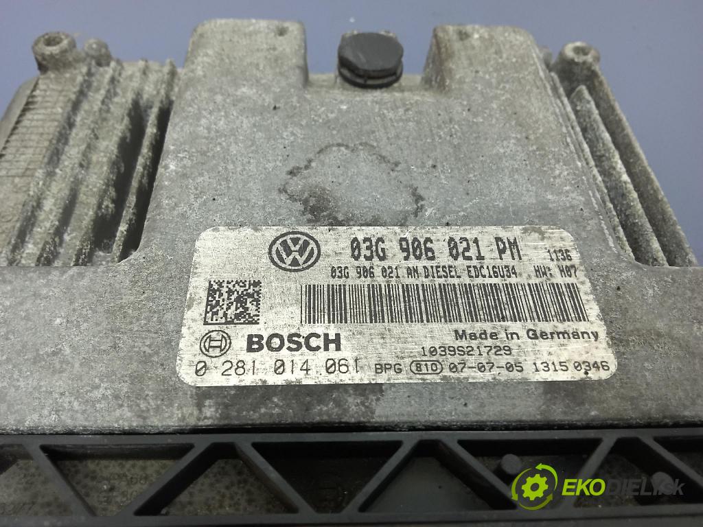 Volkswagen Golf 2004 riadiaca jednotka Motor: 03G906021PM