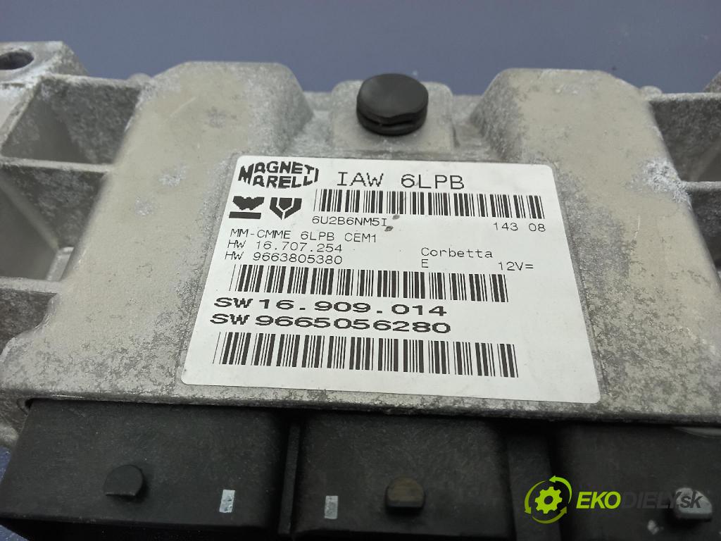 Citroen C4 picasso 2008 řídící jednotka Motor: 9665056280