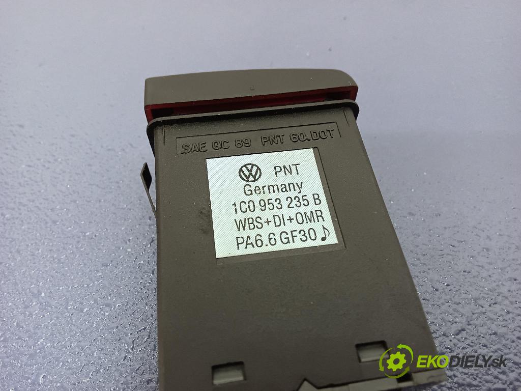 Volkswagen New beetle 2002 prepínač svetiel NÚDZA: 1C0953235B