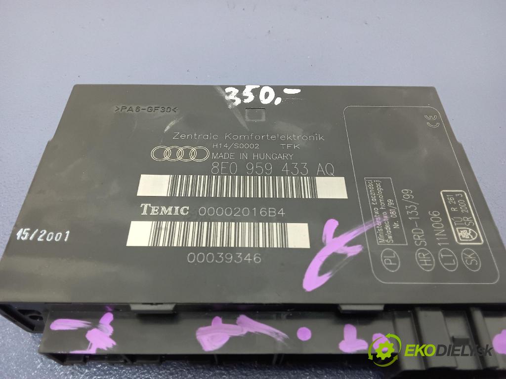 Audi A4 2001 riadiaca jednotka Komfortu 8E0959433AQ