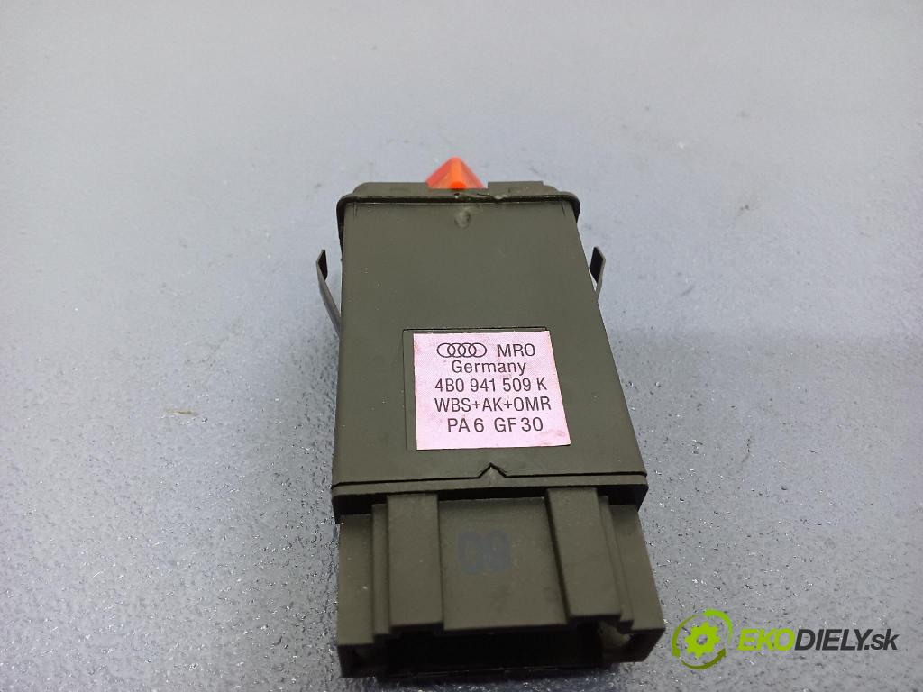 Audi A6 2001 Přepínač Světel: Nouzový 4B0941509K