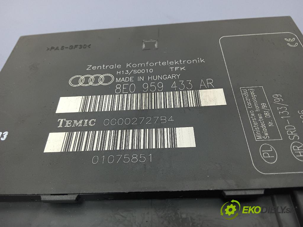 Audi A4 2003 riadiaca jednotka Komfortu 8E0959433AR