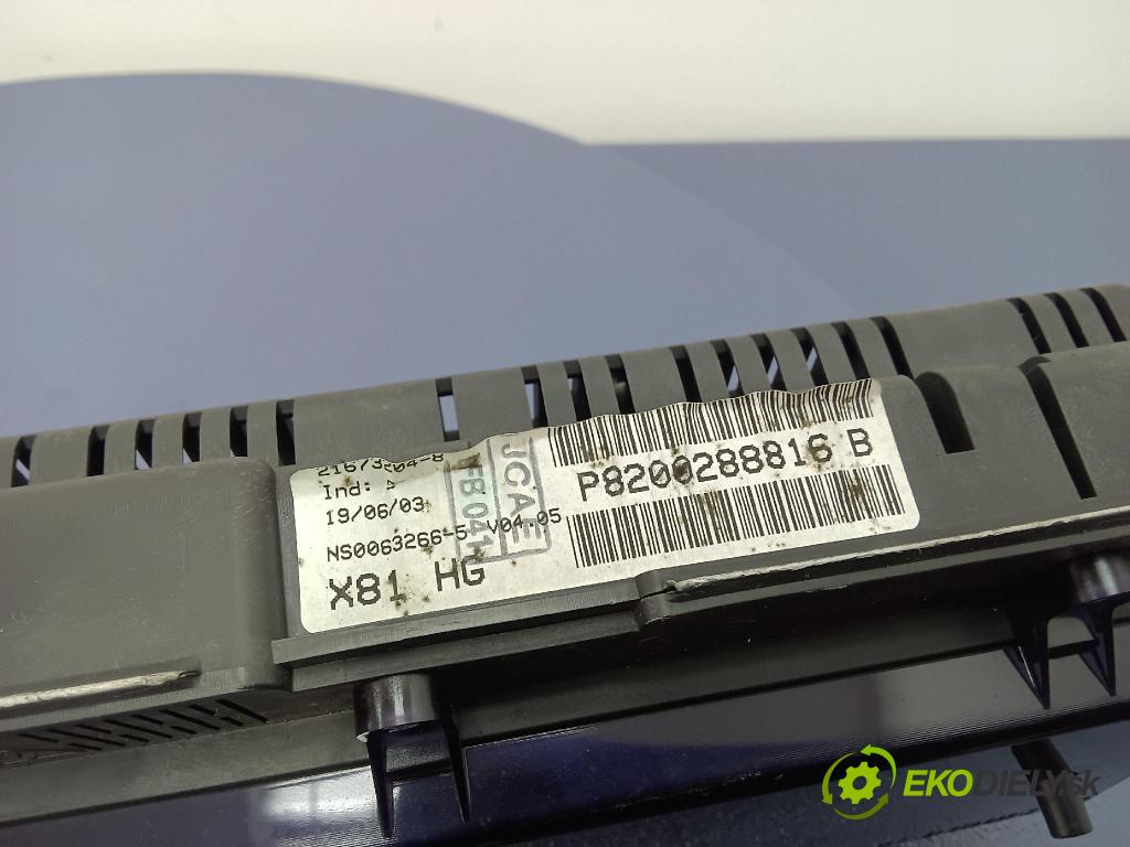Renault Espace 2003 prístrojovka/ budíky P8200288816B