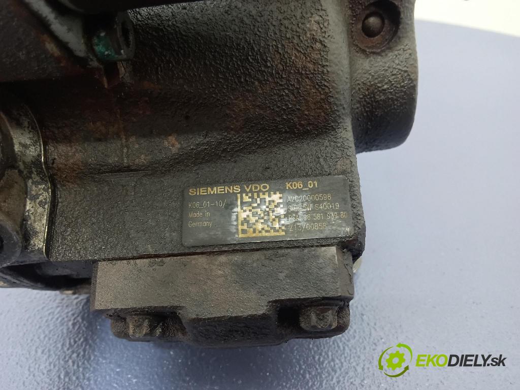 Peugeot 407 2006 čerpadlo Injekce: 9658193980