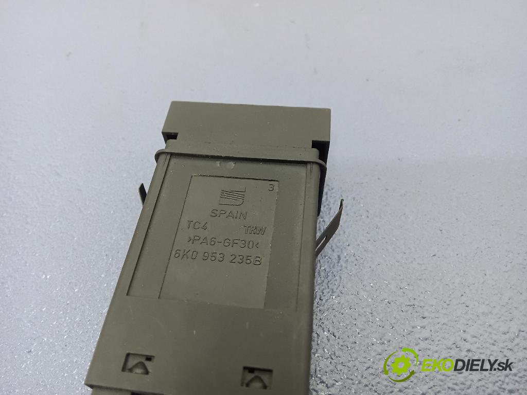 Seat Ibiza 2001 Přepínač Světel: Nouzový 6K0953235B