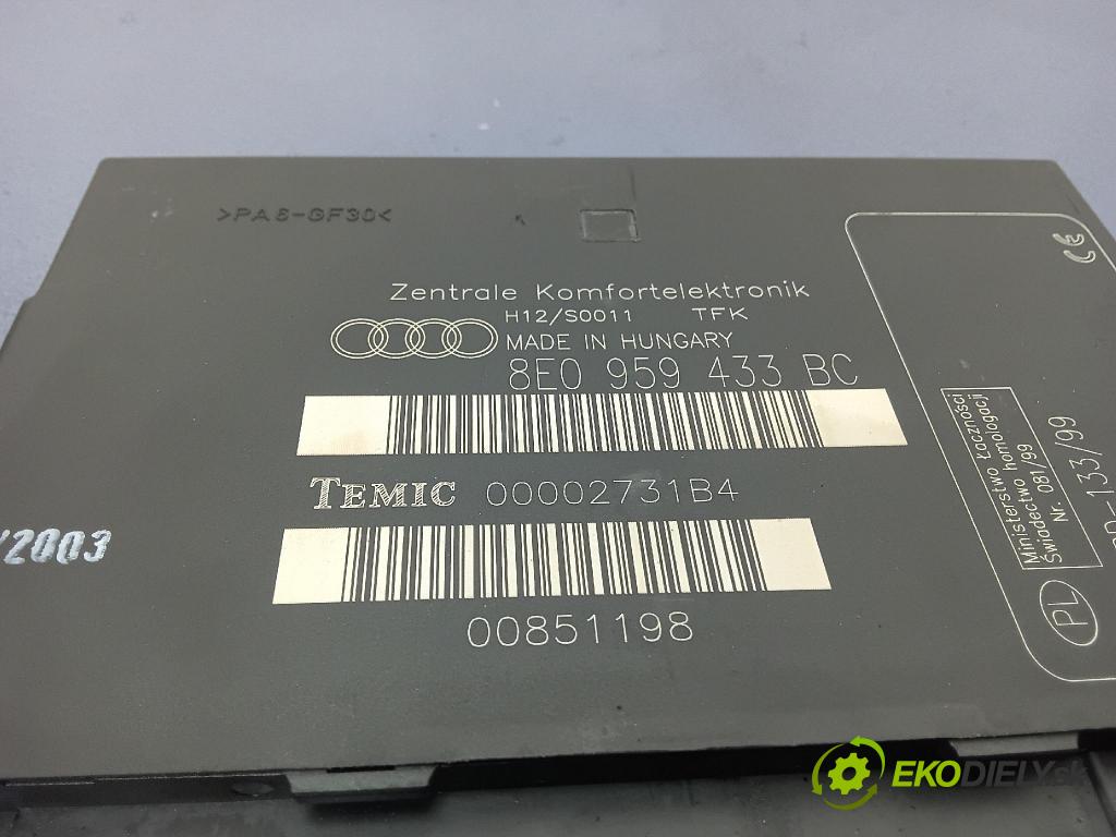 Audi A4 2003 řídící jednotka Komfortu 8E0959433BC