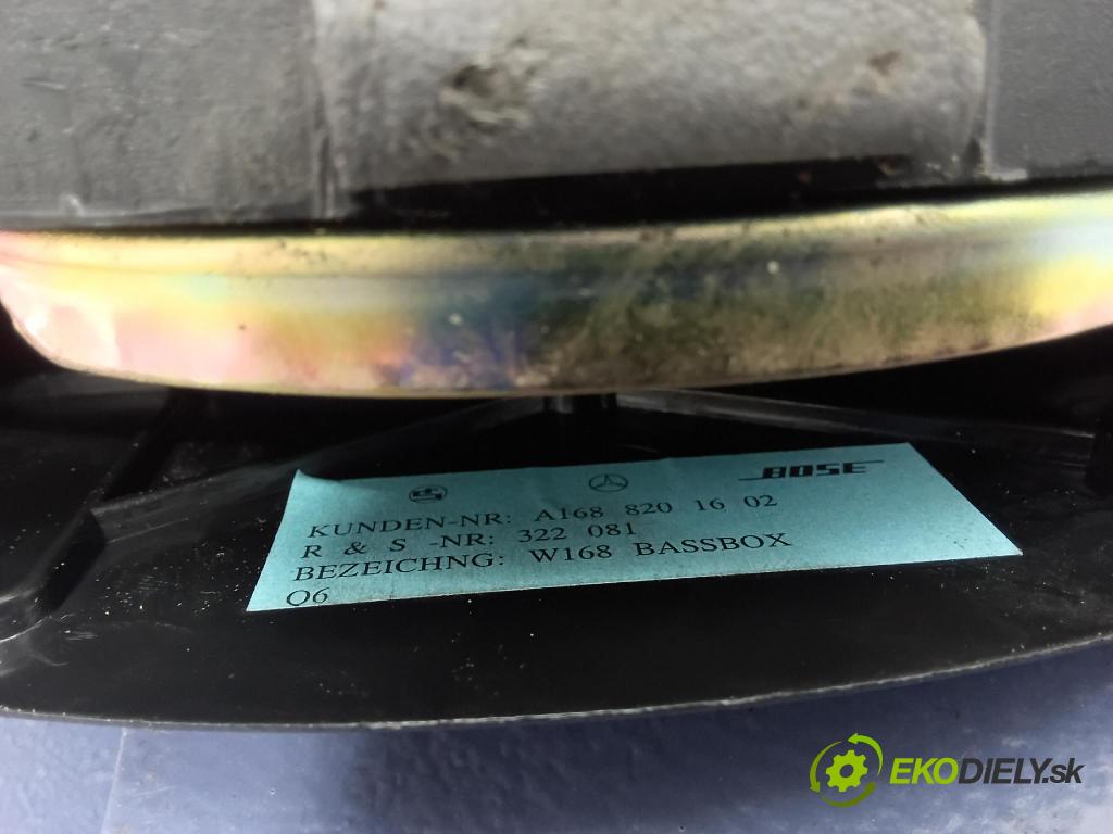 Daimlerchrysler A 160 2001 Reproduktor / Subwoofer: A1688201602