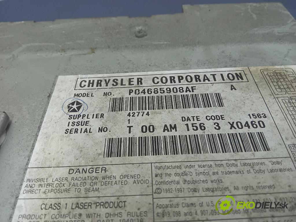 Chrysler Pacifica 2004 Menič: P04685908AF