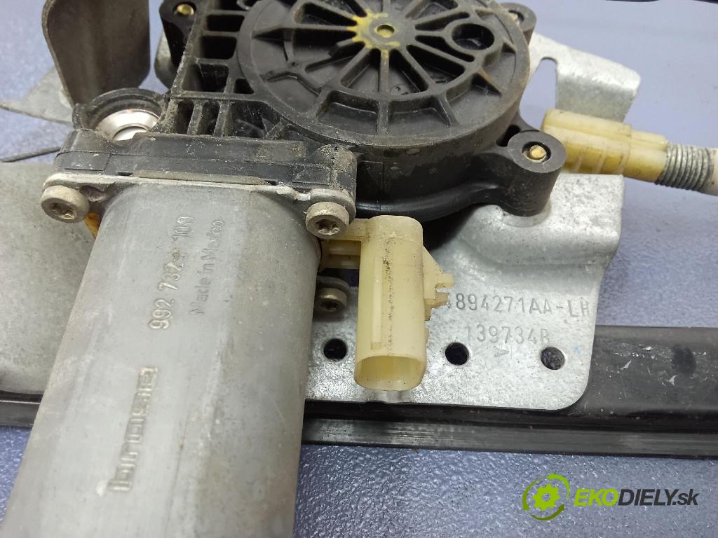 Chrysler Pacifica 2004 mechanizmus okna Okná: Predné Vľavo: 04894271AA