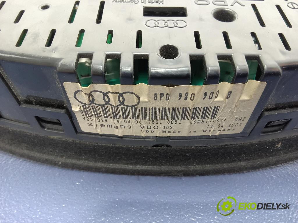 Audi A3 2004 prístrojovka/ budíky 8P0920900B