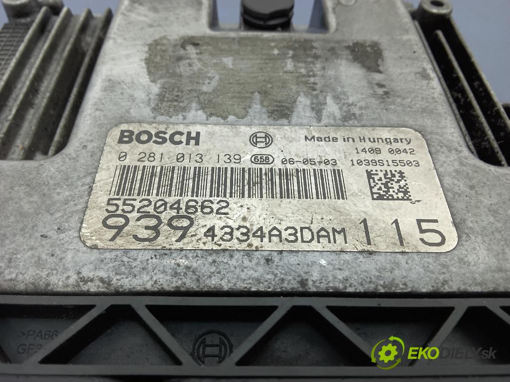 Alfa romeo 159 2006 riadiaca jednotka Motor: 55204662