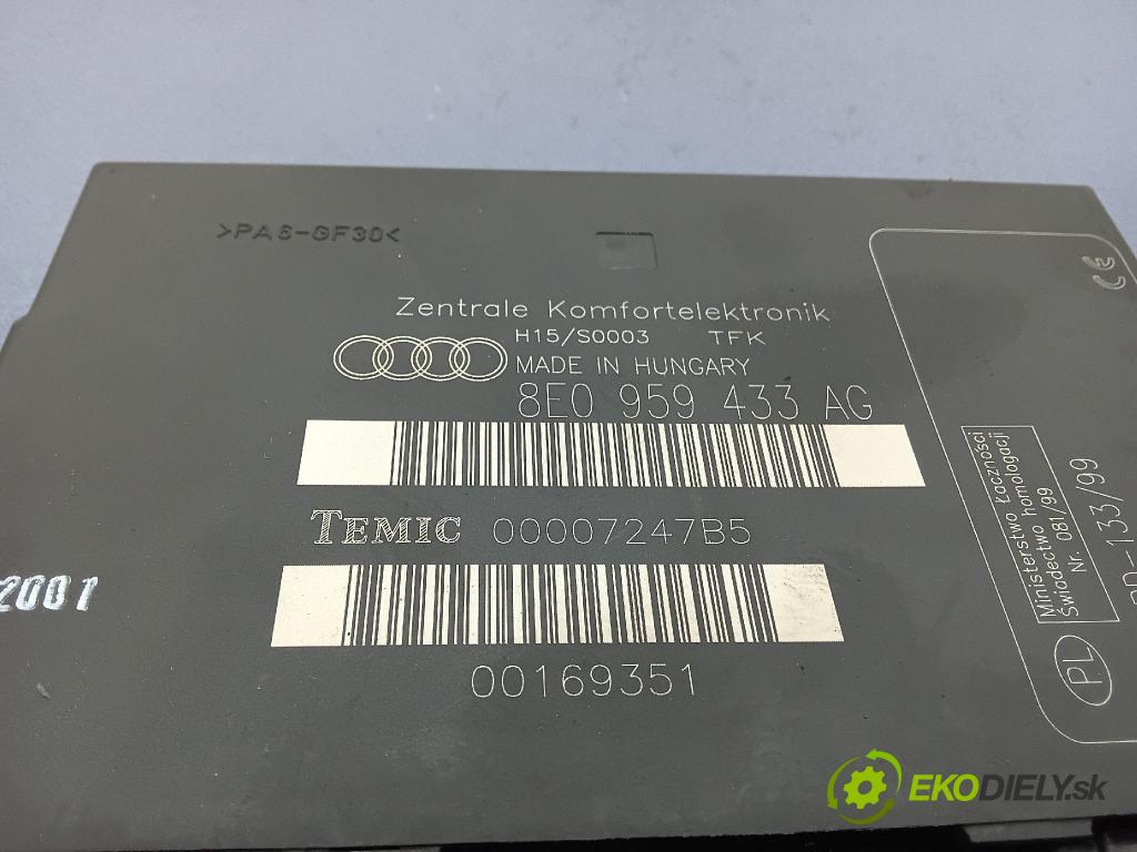 Audi A4 2001 riadiaca jednotka Komfortu 8E0959433AG