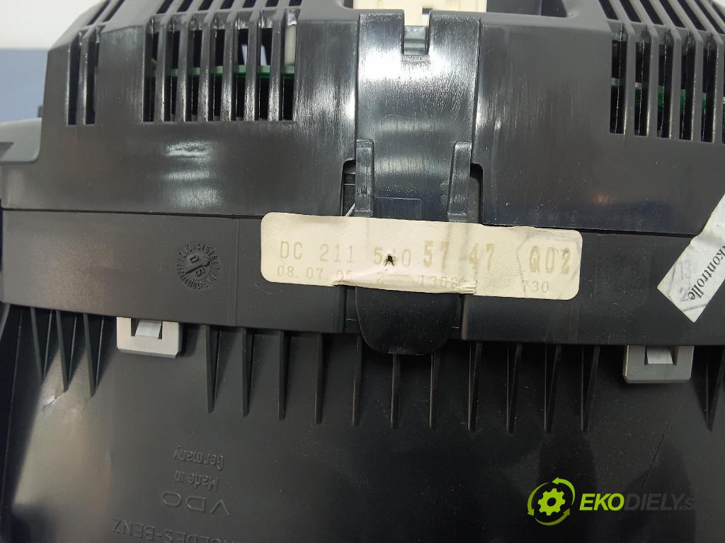 Daimlerchrysler 211 2005 prístrojovka/ budíky 2115405747