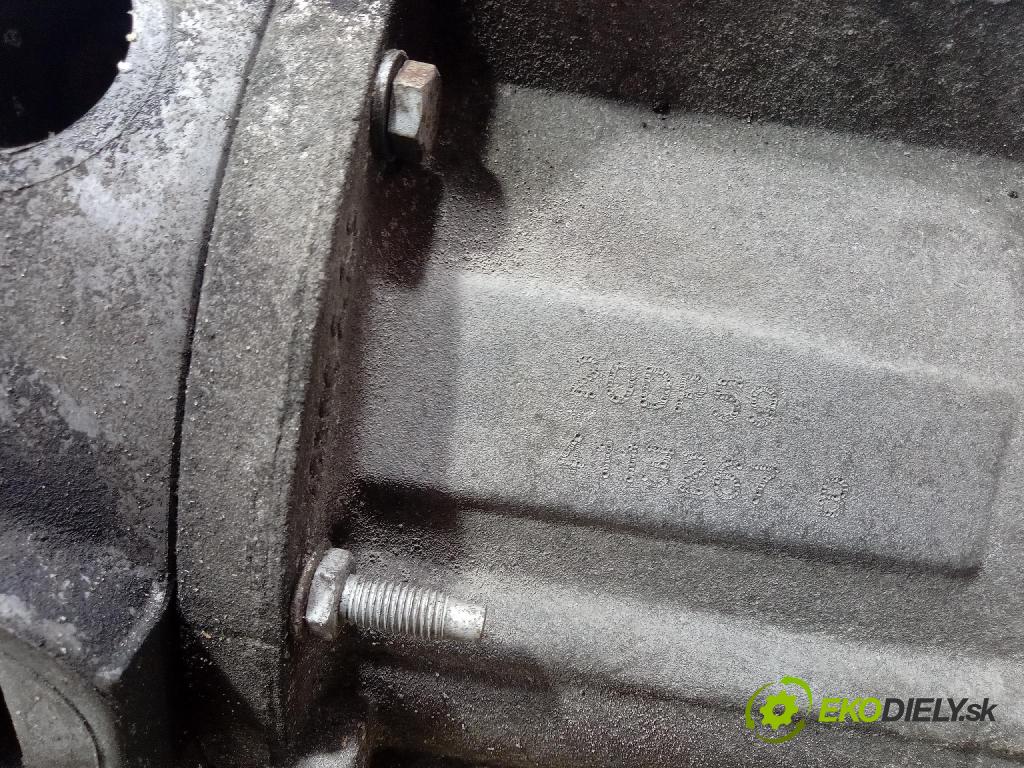 Citroen C3 picasso 2009 prevodovka Manualna 20DP59