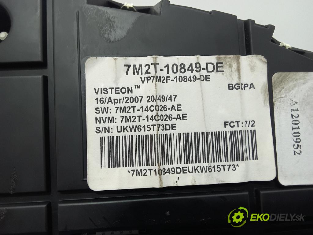 Ford Mondeo 2007 prístrojovka/ budíky 7M2T-10849-DE