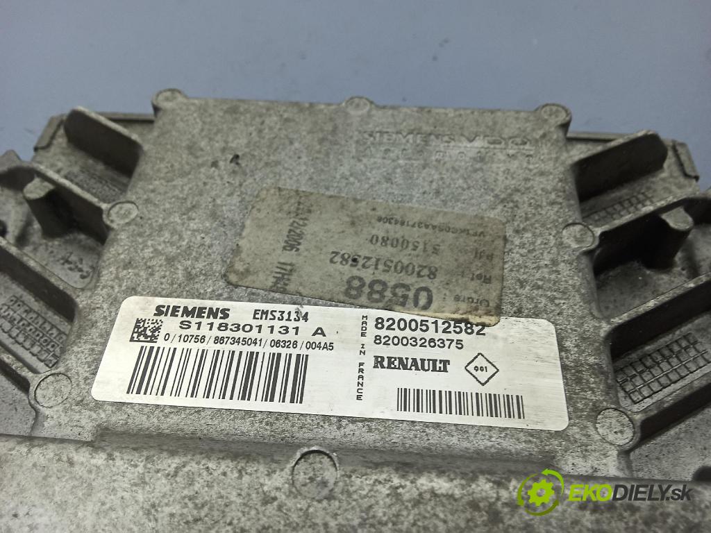 Renault Kangoo 2007 riadiaca jednotka Motor: 8200512582