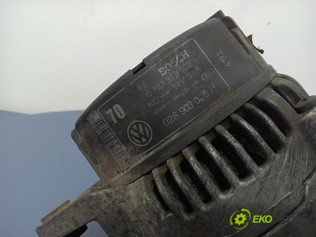 Vw Lt 1999 Alternator 028903025H