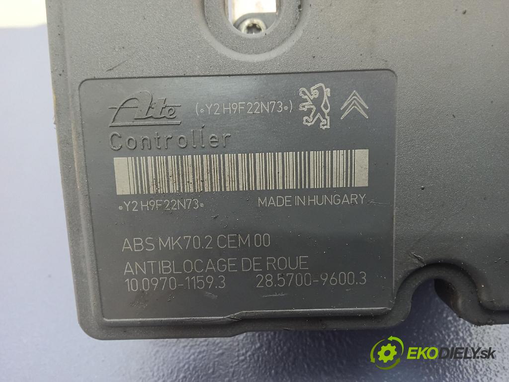 Peugeot 207 2009 čerpadlo ABS x 10.0970-1159.3