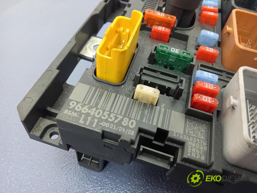 Peugeot 207 2009 skříňka Pojistky 9664055780