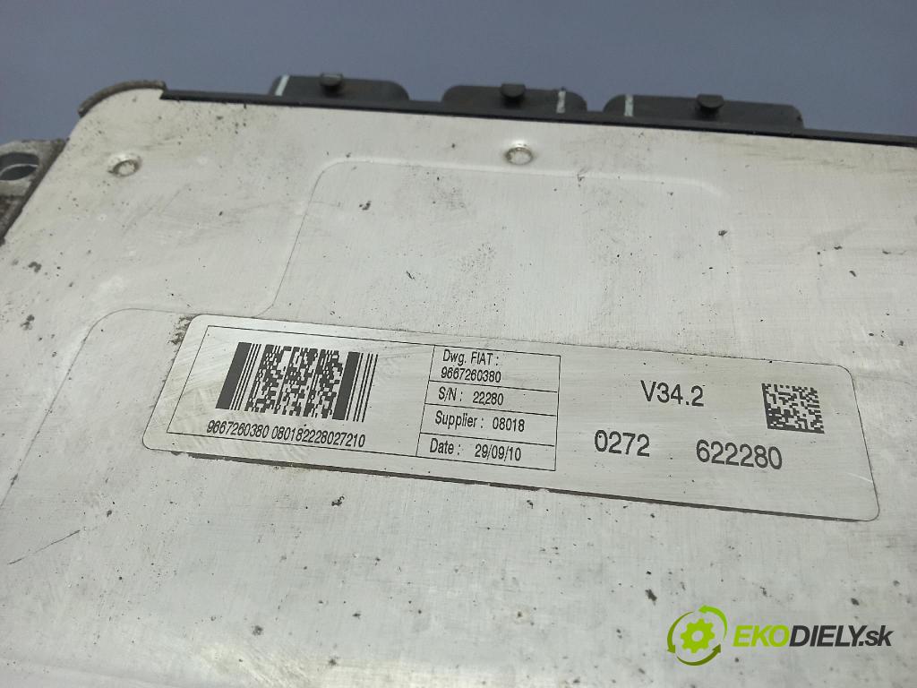 Peugeot Bipper 2011 riadiaca jednotka Motor: 9667260380