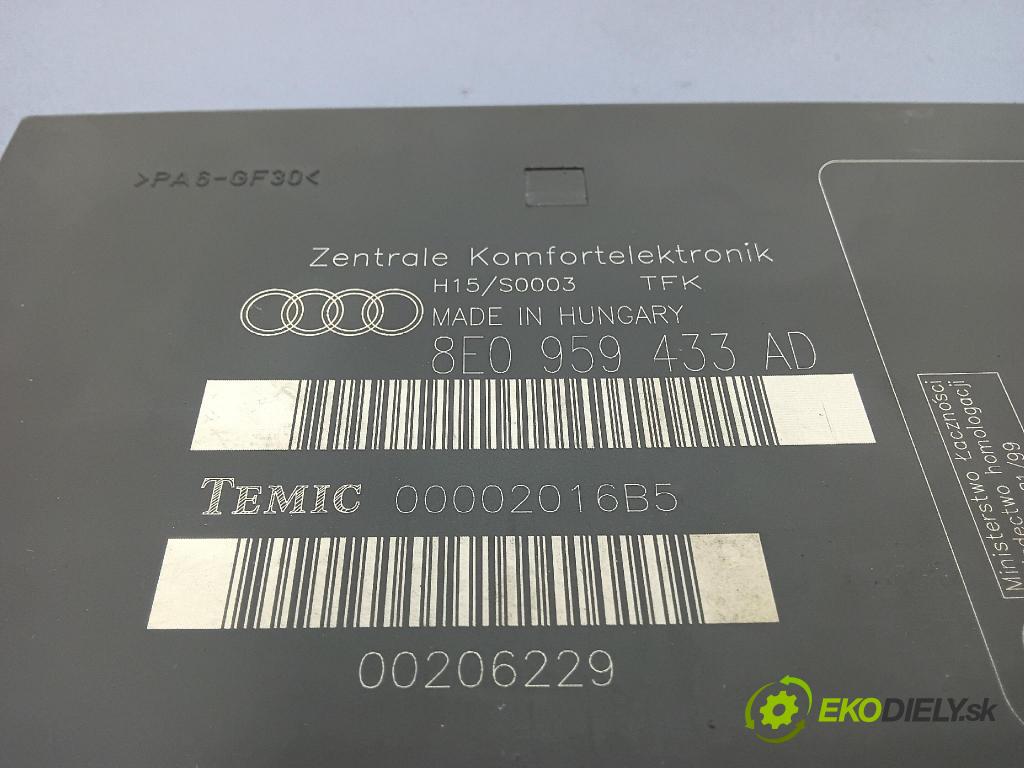 Audi A4 2002 riadiaca jednotka Komfortu 8E0959433AD