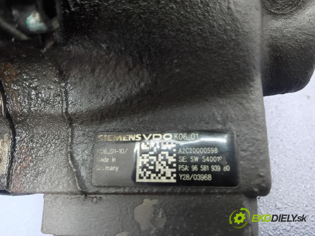 Peugeot 307 2006 čerpadlo Injekcia: 9658193980