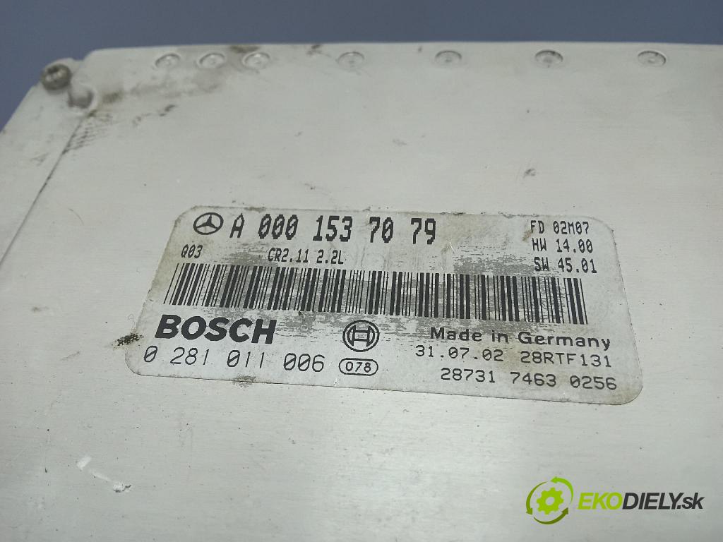 Mercedes-benz 200 2002 riadiaca jednotka Motor: A0001537079