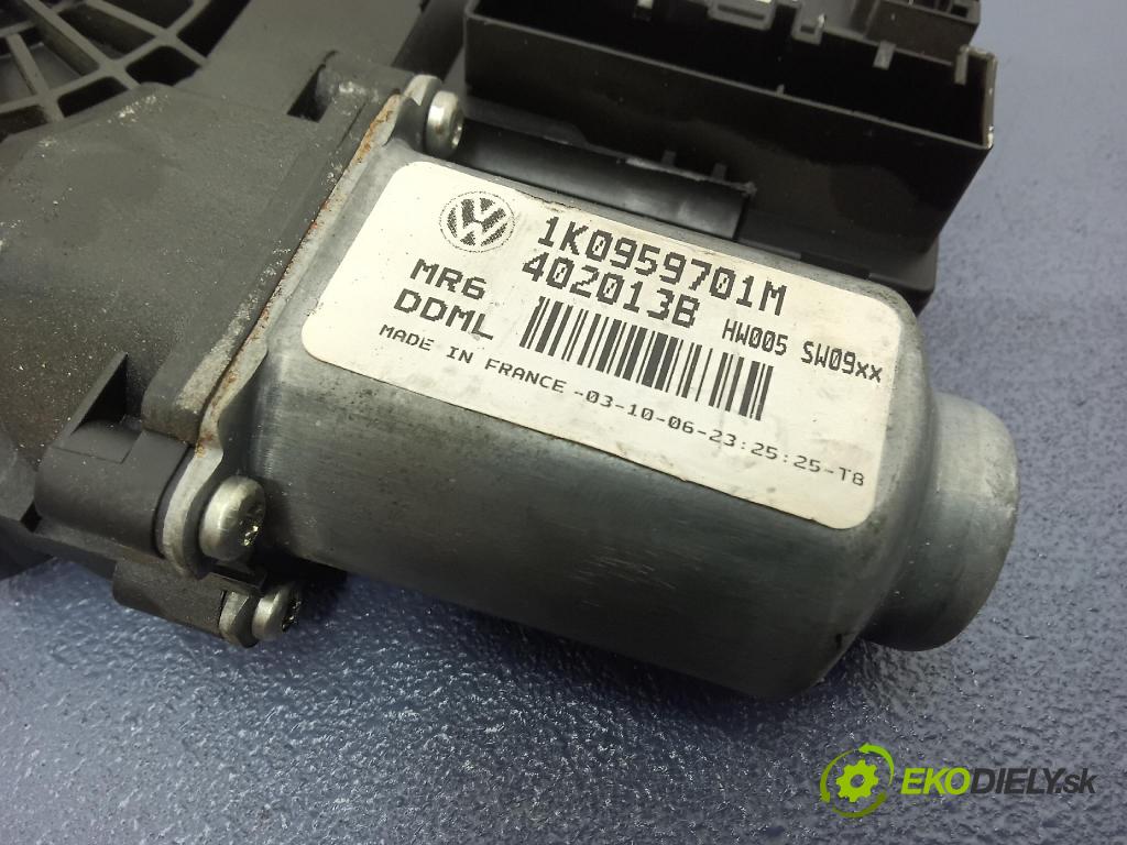 Vw Golf 2007 mechanizmus okna Okná: Predné Vľavo: 1K0959793J
