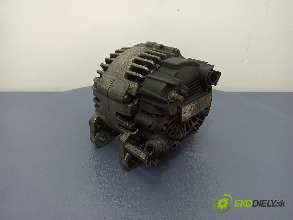 Vw Golf 2007 Alternator 03C903023B