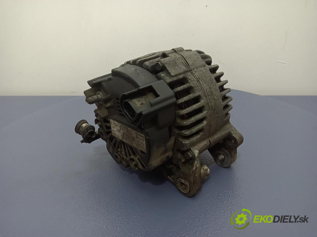 Vw Golf 2007 Alternator 03C903023B