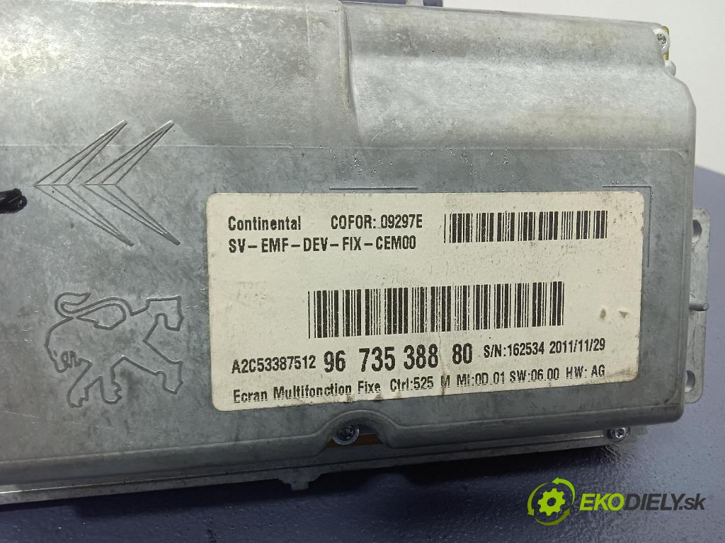 Citroen C5 2011 Zobrazit: Rádio: / GPS 9673538880