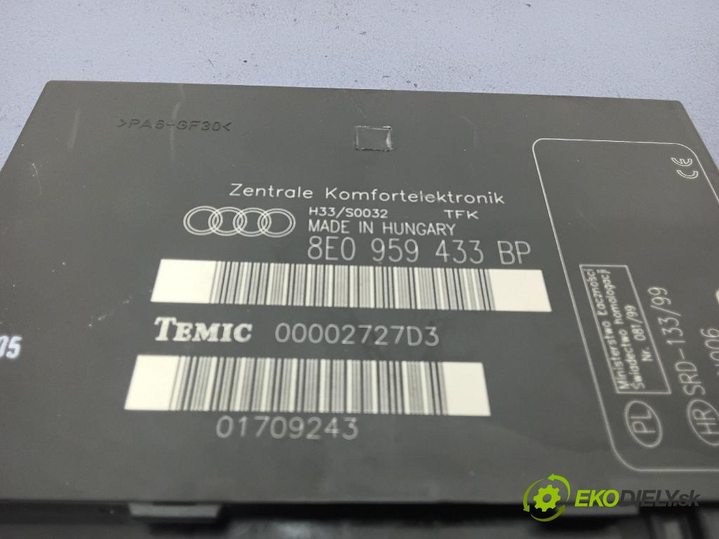 Audi A4 2005 riadiaca jednotka Komfortu 8E0959433BP