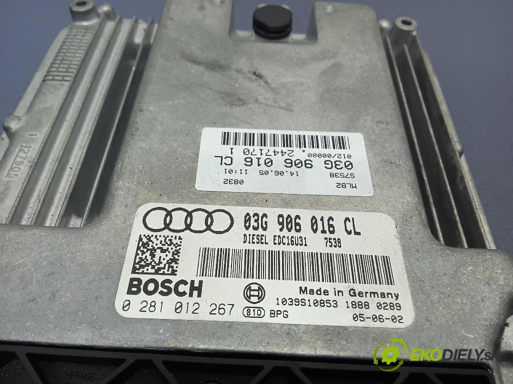 Audi A4 2005 riadiaca jednotka Motor: 03G906016CL