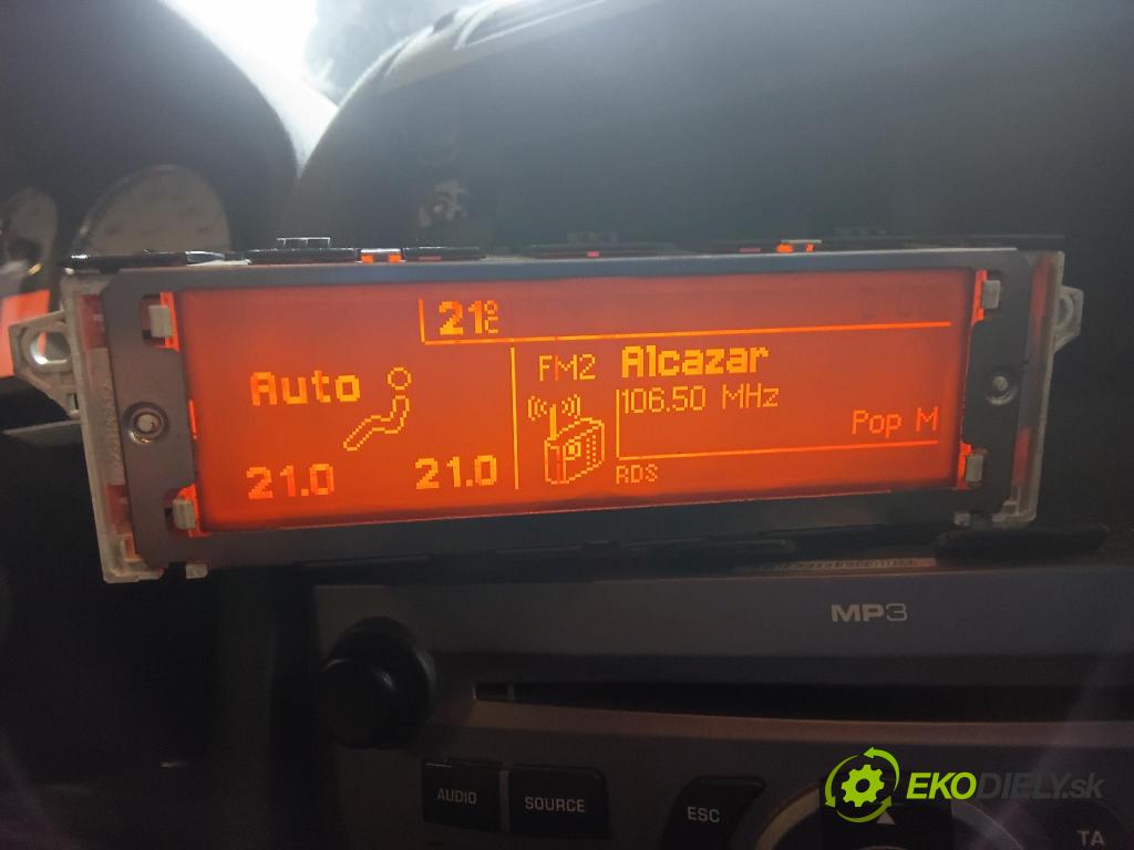 Peugeot 407 2005 Zobrazit: Rádio: / GPS 9603462480
