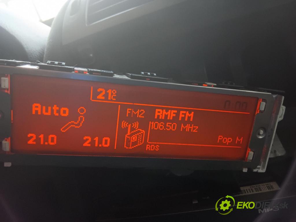 Peugeot 407 2005 Zobrazit: Rádio: / GPS 9664644280