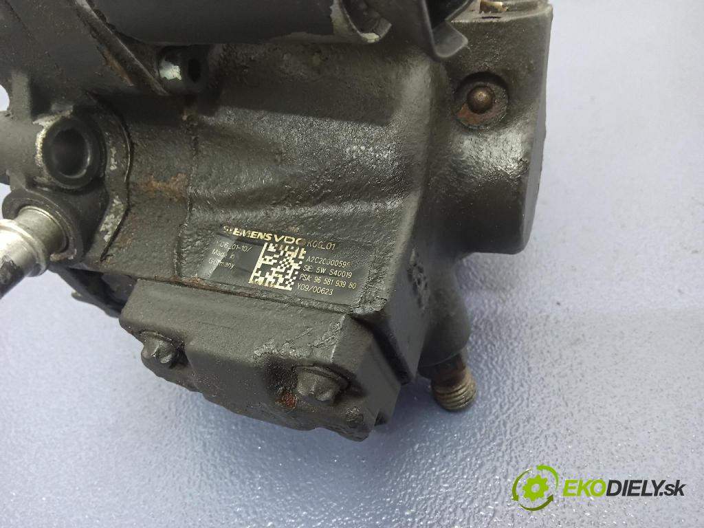 Peugeot 407 2005 čerpadlo Injekcia: 9658193980