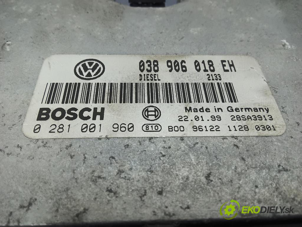 Volkswagen Passat 1999 riadiaca jednotka Motor: 038906018EH