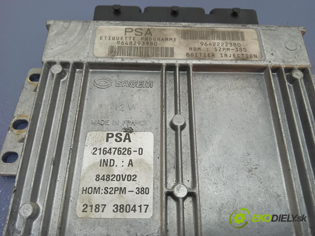 Citroen C3 2002 riadiaca jednotka Motor: 9642222380