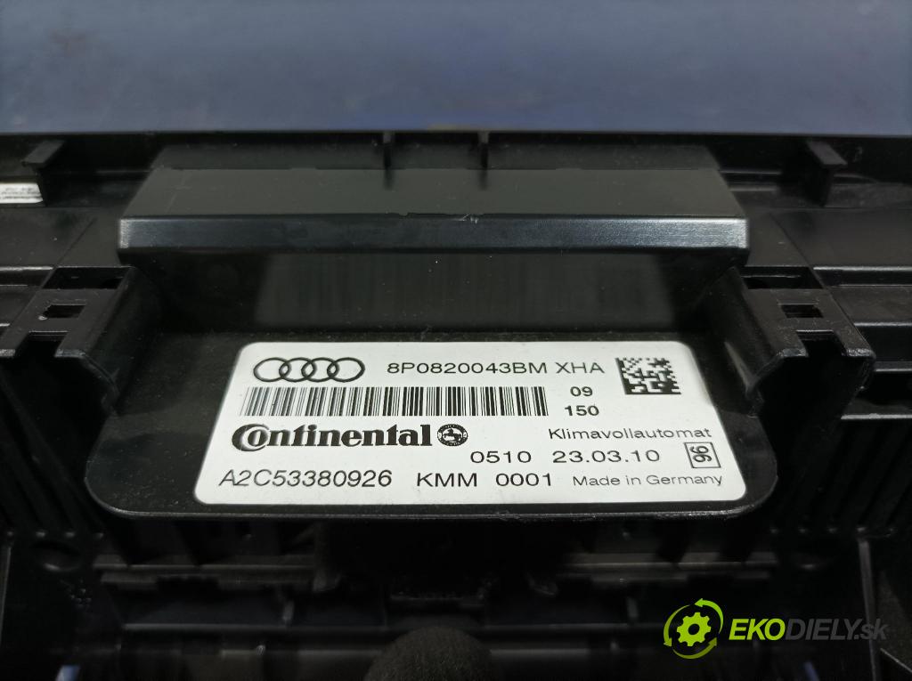 Audi A3 2010 Přepínač Klimatizace: Proud vzduchu 8P0820043BM