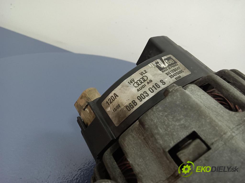 Audi A4 2002 Alternator 06B903016S