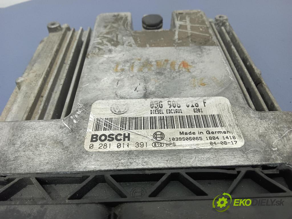 Skoda Octavia 2004 řídící jednotka Motor: 03G906016F