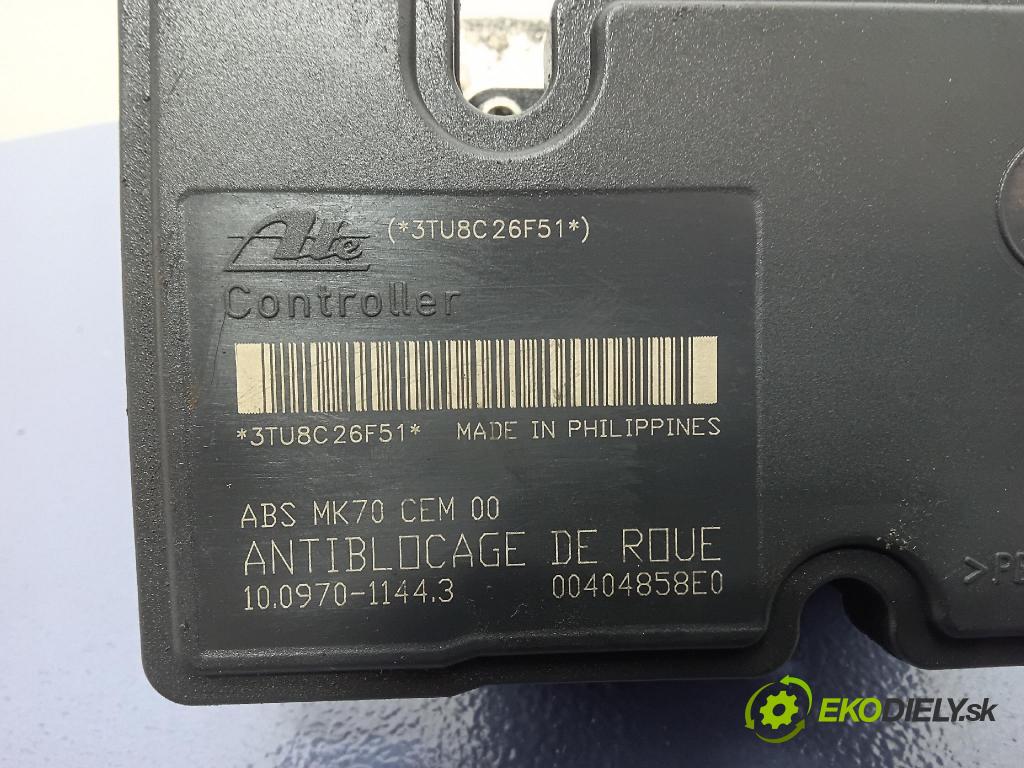Citroen C3 2008 čerpadlo ABS x 10.0970-1144.3