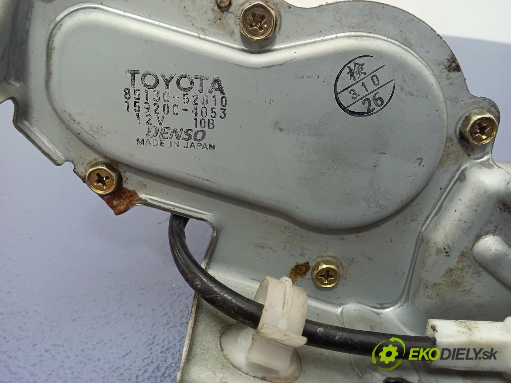 Toyota Yaris 2001 motorek Stěrače: Zad: 85130-52010