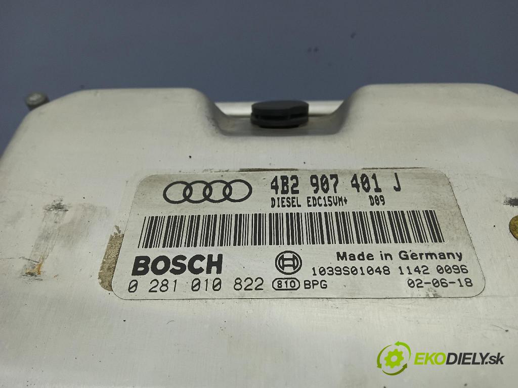 Audi A6 2002 řídící jednotka Motor: 4B2907401J