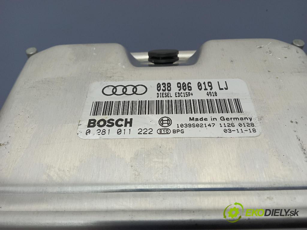 Audi A4 2004 řídící jednotka Motor: 038906019LJ