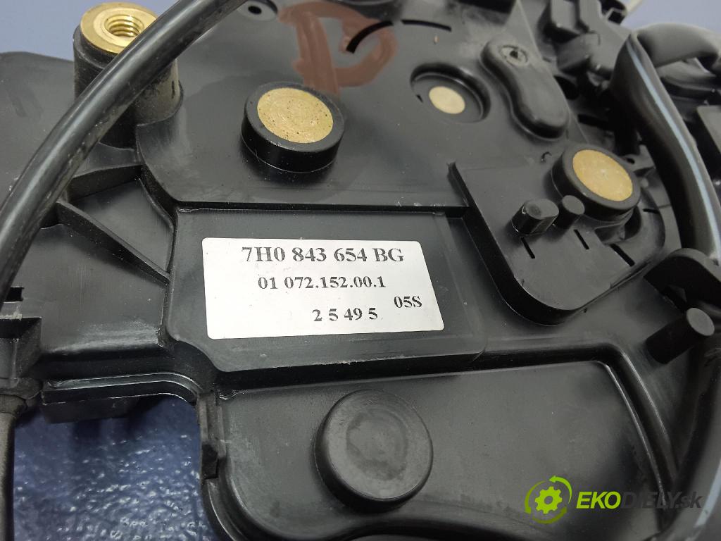 Volkswagen Transporter 2006 zámok dvere zad v pravo: 7H0843654BG