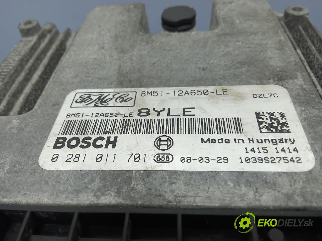 Ford Focus 2008 riadiaca jednotka Motor: 8M51-12A650-LE