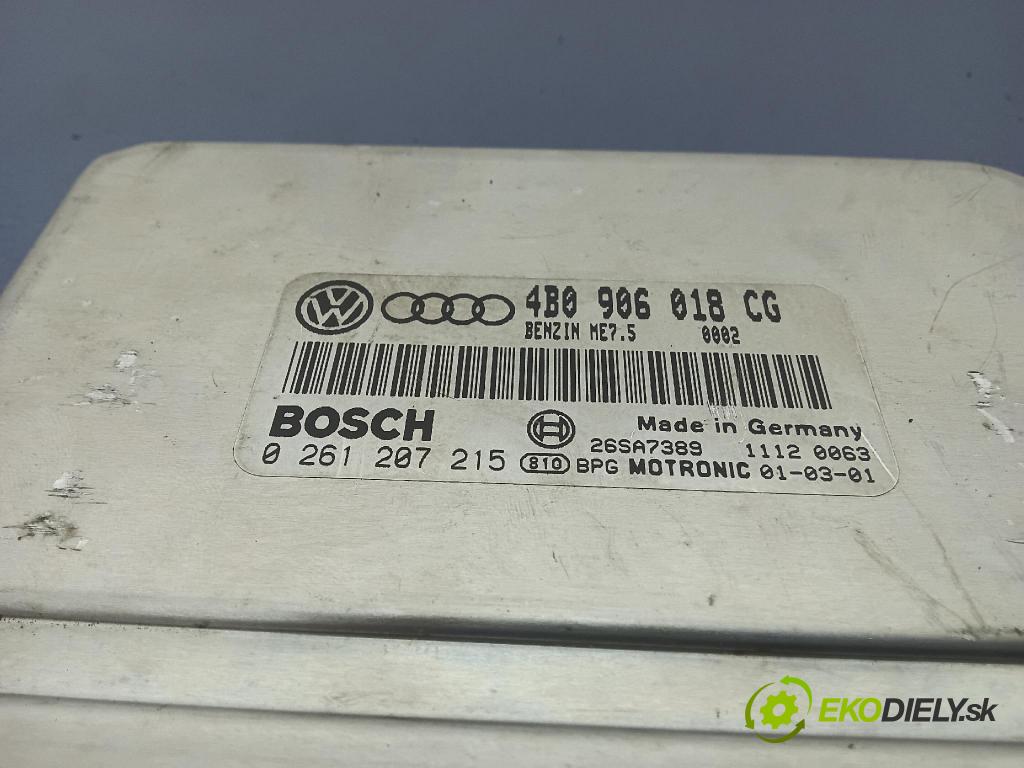 Volkswagen Passat 2001 řídící jednotka Motor: 4B0906018CG