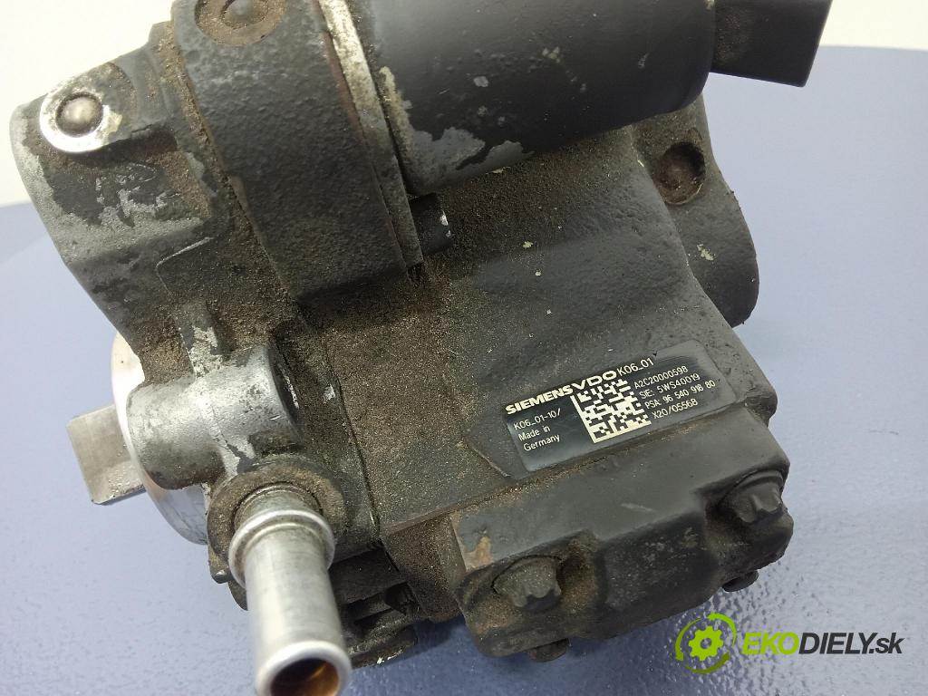 Peugeot 307 2004 čerpadlo Injekce: 9654091880