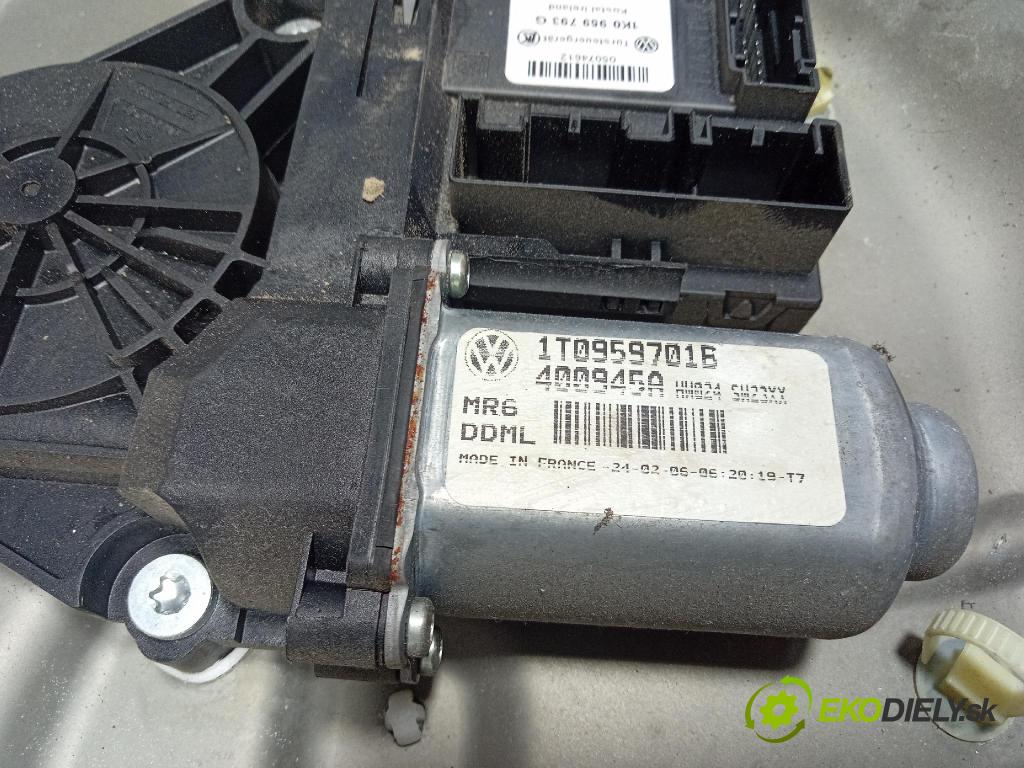 Skoda Octavia 2006 mechanizmus okna Okná: Predné Vľavo: 1Z1837655B